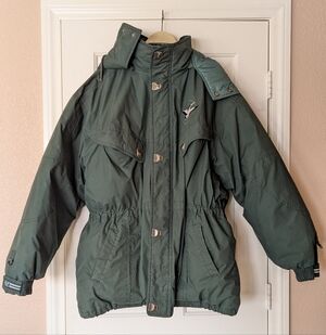 Triple F.A.T. Goose 80% Down Filled Coat Size XL Green